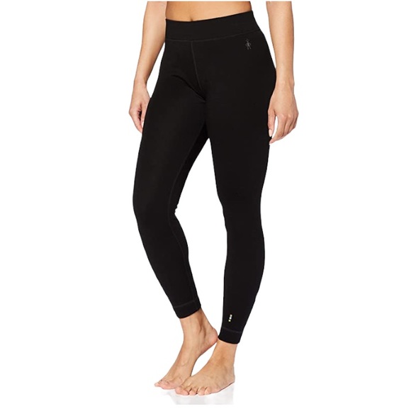 Smartwool Pants - Smartwool small black leggings 100% merino wool Womens neutral baselayer thermal
